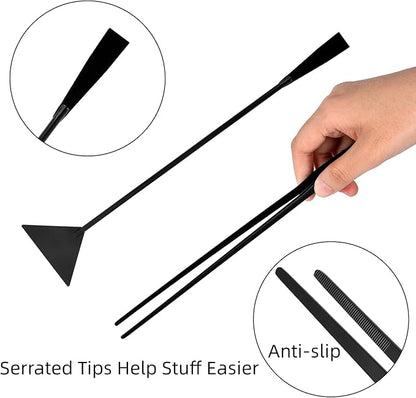Aquarium Aquascaping Tool Stainless Steel Aquascape Tools Kit 4 in 1 Anti-Rust - Image 3