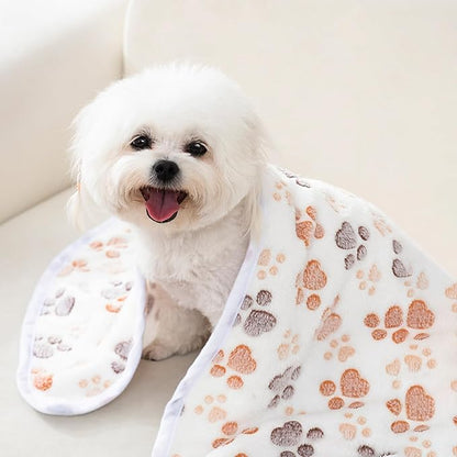 12 Pcs Small Dog Blanket Fleece Puppy Blankets Washable Pet Blankets - Image 2