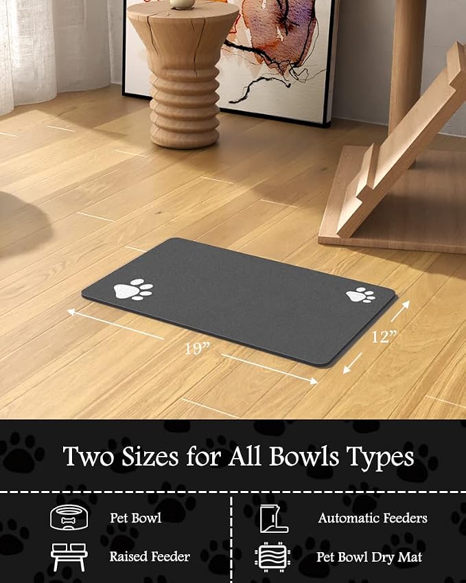 Pet Feeding Mat-Absorbent Dog Mat - Image 7