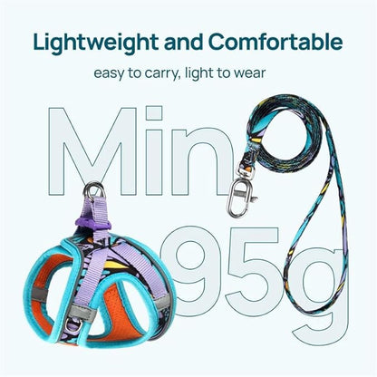 Cat Harness and Leash Set, Step-in Escape Proof Adjustable Vest Harness - Image 5