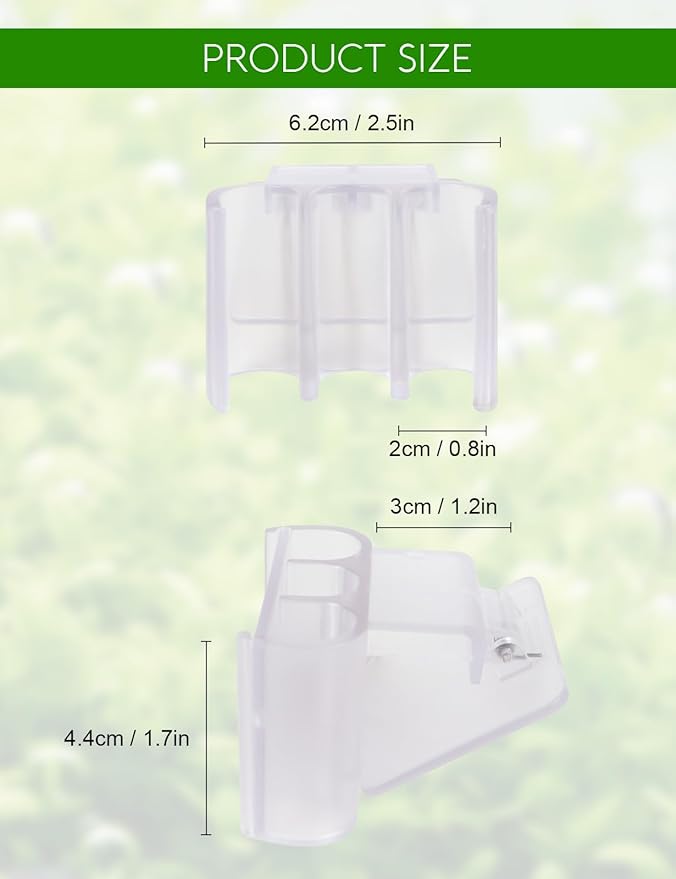 4 Pk Upgraded Aquarium Plant Holder, 3-Hole Hanging Aquarium Plant Holder - Image 3