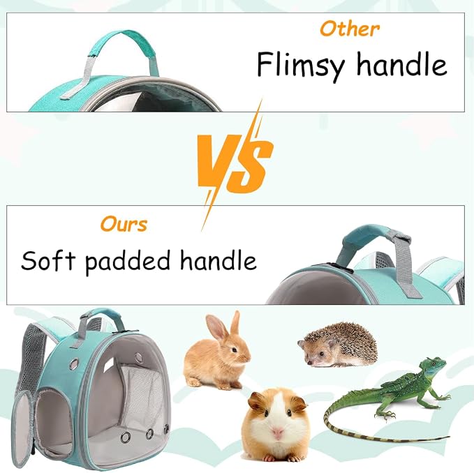 Guinea Pig Backpack, Space Capsule Bubble Window Small Animal Backpack - Image 3
