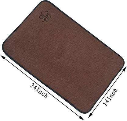 Sinland Microfiber Pet Bowl Food Mat Dish Drying Mat - Image 6