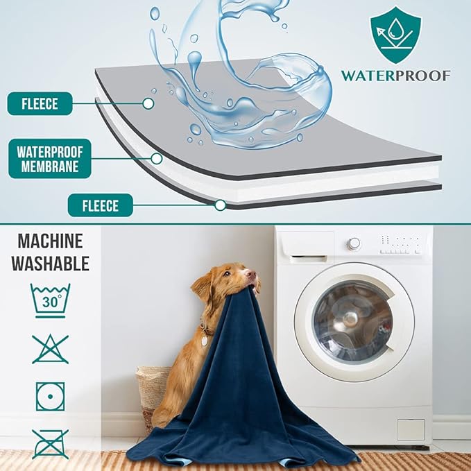 PetAmi Waterproof Pet Blanket Dog Bed Couch Cover - Image 3