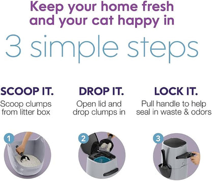 Litter Genie Standard Pail | Cat Litter Box Waste Disposal System - Image 7
