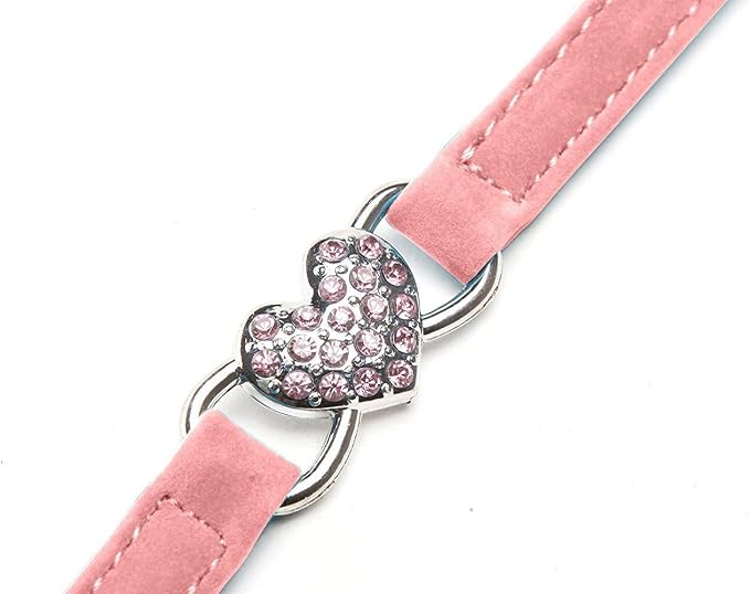 CHUKCHI Pink Soft Velvet Safe Cat Adjustable Collar - Image 5