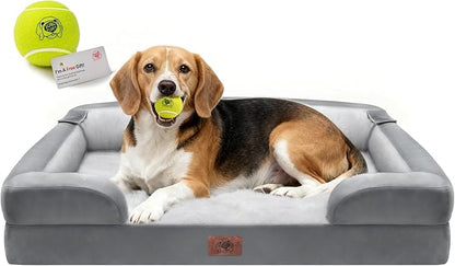 Orthopedic Dog Beds for Large Medium Dogs, Big Waterproof Memory Foam Pet Couch - Image 8