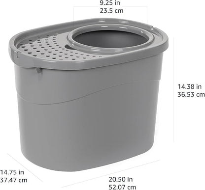 Amazon Basics Large Cat Litter Box - Image 12