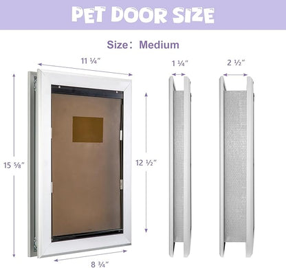 Durable Pet Door, Aluminum Door - Image 2