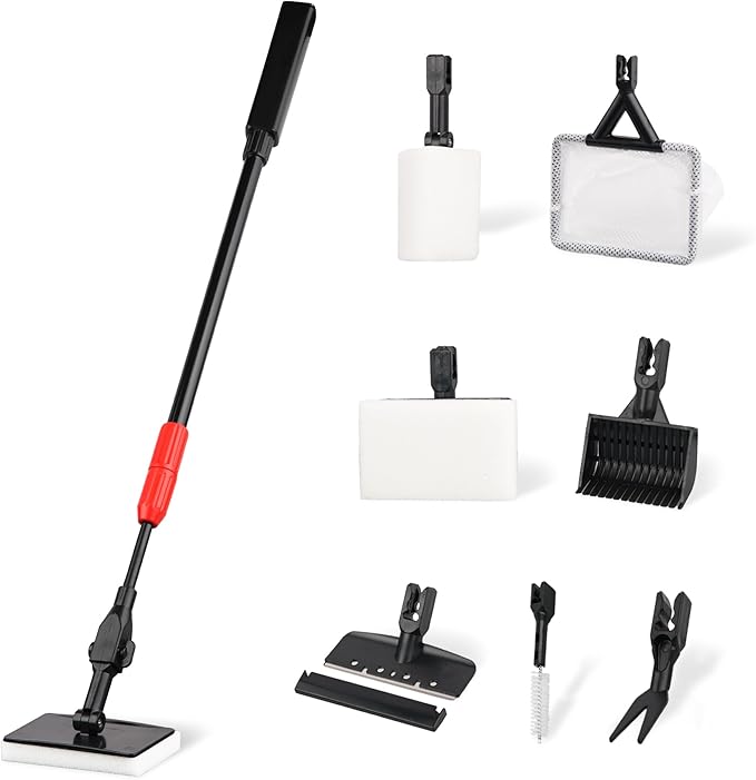 Aquarium Cleaning Tools 7 in 1 by AQUATICEDEN