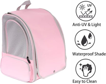 Bird Carrier Backpack with Wooden Stand Perch, Vented and Breathable Bag to - Image 3