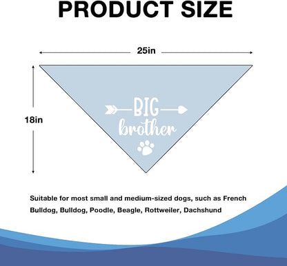 Big Brother Baby Announcement Dog Bandana - Image 6