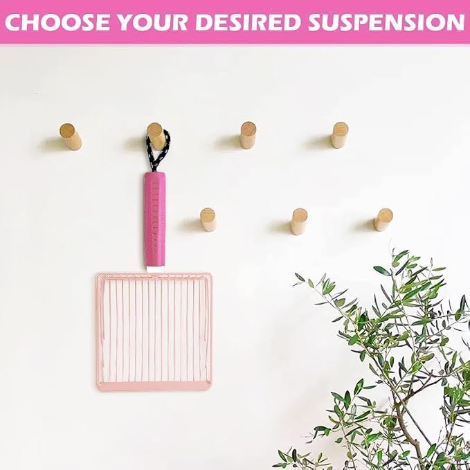 Cat Litter Scoop, 2-in-1 Detachable Ergonomic Handle, Bar Grid Shape - Image 4
