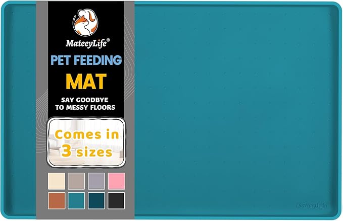 MateeyLife Silicone Cat & Dog Food Mat by MateeyLife