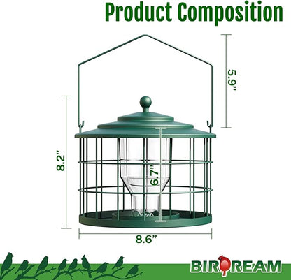 Squirrel Proof Bird Feeder, Metal Cage Bird Feeder - Image 7