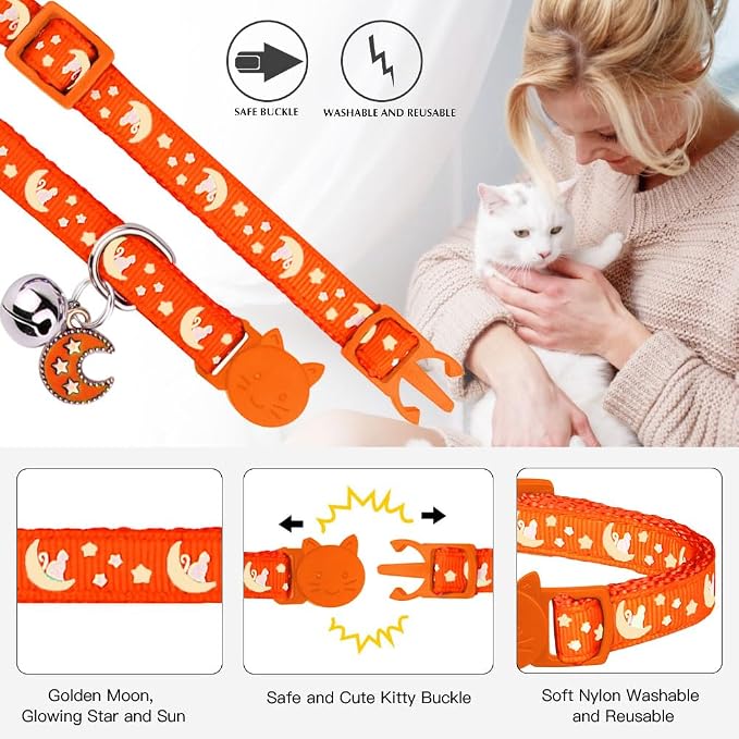2Pcs Breakaway Cats Collars Cat Collars - Image 2