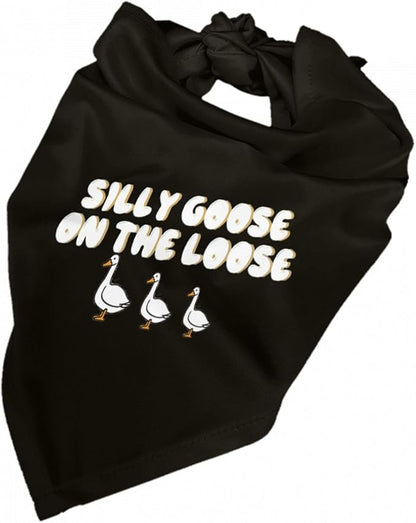 Silly Goose on The Loose Triangle Dog Bandana, Summer Bandana Funny Triangle - Image 5