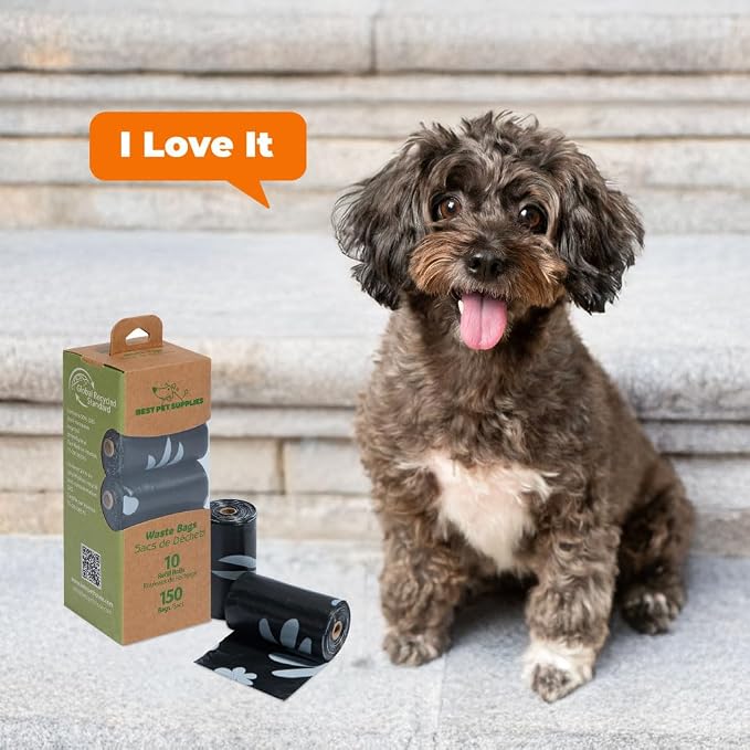 Best Pet Supplies Poop Bags for Dogs, 50% Post-Consumer Recycled Content dog - Image 8