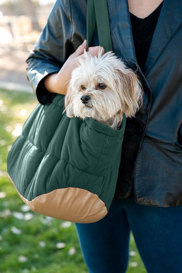 Plush Dog Purse Carrier for Small Dogs, Soft Dog Tote Bag - Image 8