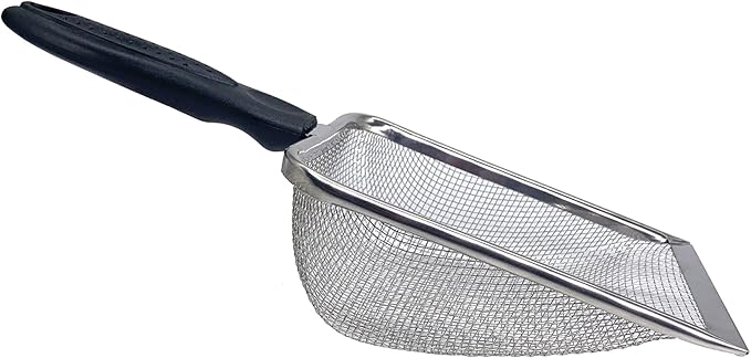 Falltail Stainless Steel Reptile Sand Substrate Scoop Shovel Sifter Fine Mesh - Image 5