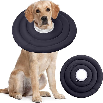 IDOMIK Dog Recovery Collar, Waterproof Soft Dog Cone After Surgery, Comfy by IDOMIK