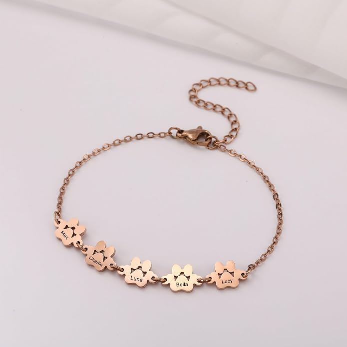 MeMeDIY Personalized Paw Print Bracelet - Image 2