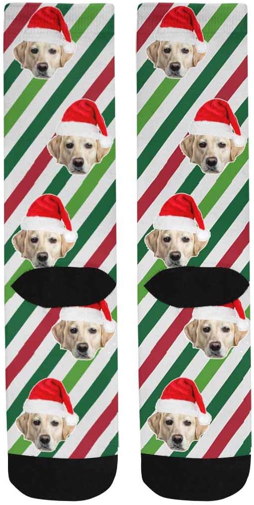 Custom Face Socks, Personalized Dog Lover Pet Photo Picture on Socks Unisex - Image 4