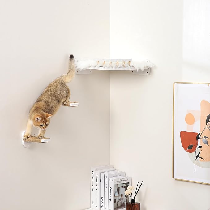 3-in-1 Cat Climbing Wall Steps - Image 6