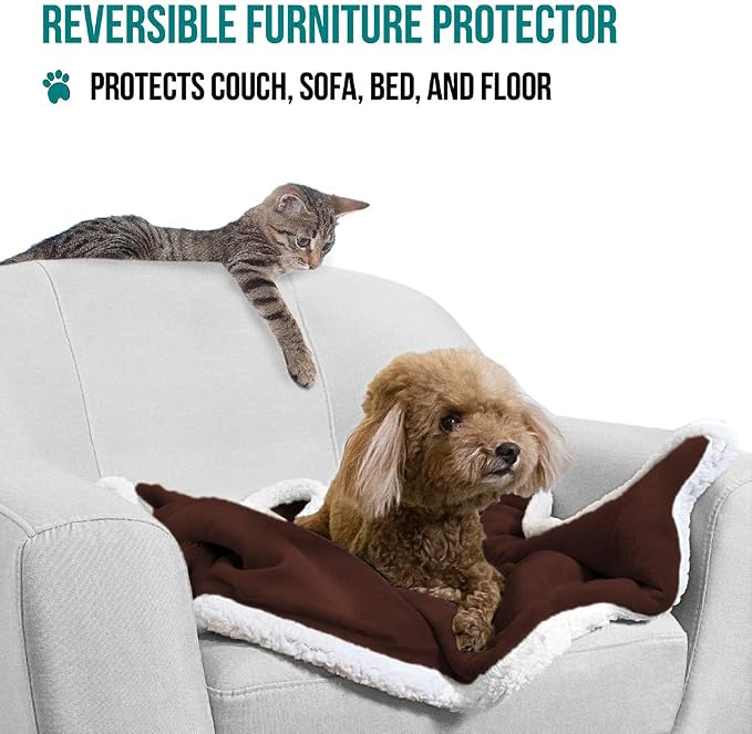 PetAmi Dog Blanket for Medium Large Dogs, Pet Bed Blanket Cat Puppy Kitten - Image 3