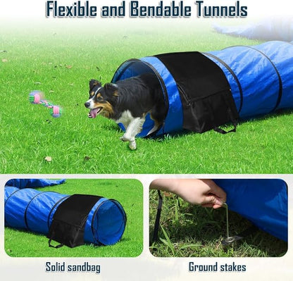 Dog Agility Course Backyard Set, Dog Agility Equipment, Portable Agility - Image 4