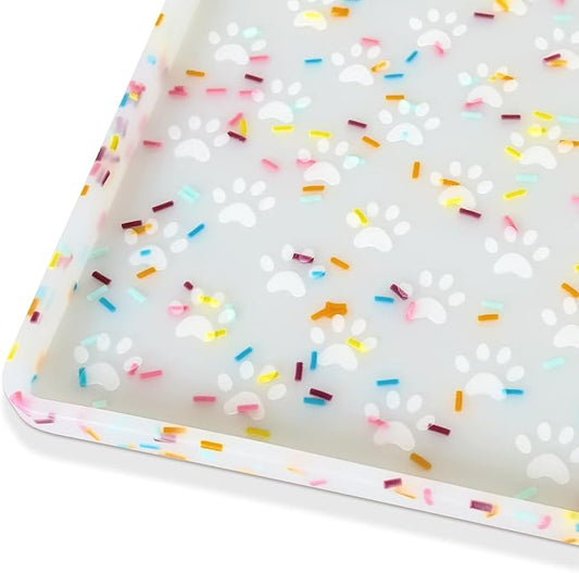 Ptlom Dog Food Mat Anti-Slip Dog Bowl Mats by PTLOM