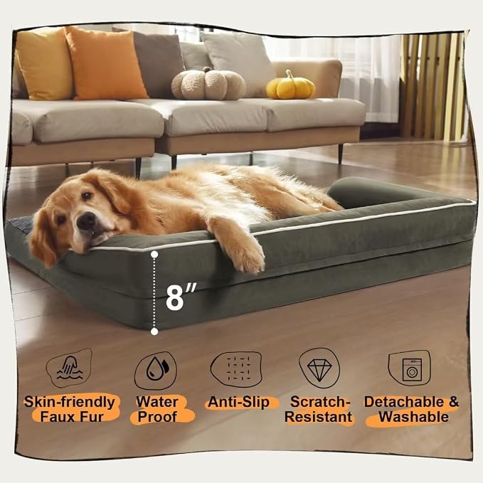 Large Dog Bed Orthopedic Washable - Image 6