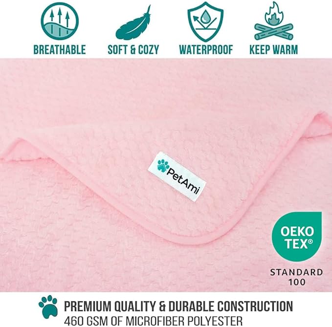 PetAmi Waterproof Dog Blanket, Leakproof XL Pet Blanket - Image 3