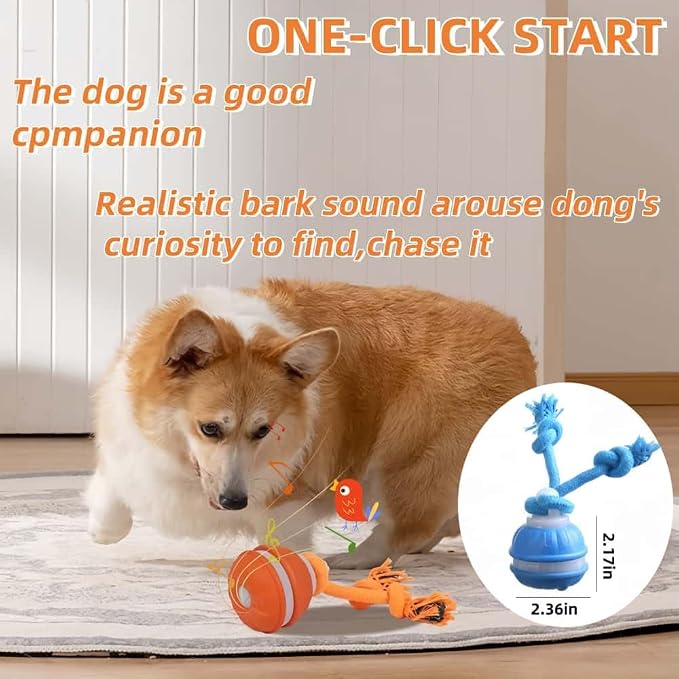 Interactive Dog Toys, Squeaky Dog Toys, Active Rolling Ball - Image 7