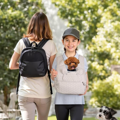 Dog Backpack Carrier for Dogs, Adjustable Strap Cat Carrier Sling, Hands-Free - Image 8