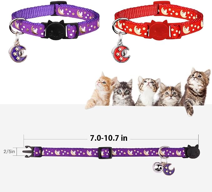 2Pcs Breakaway Cats Collars Cat Collars - Image 4