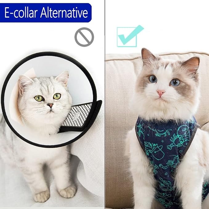 Cat Surgery Recovery Suit Cat Onesie - Image 4