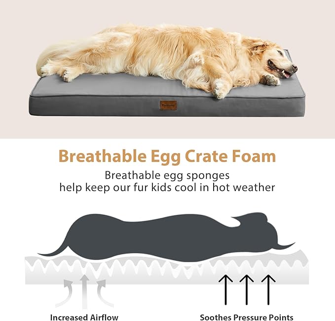 BFPETHOME Outdoor Dog Bed for Large Dogs, Waterproof, Orthopedic - Image 5