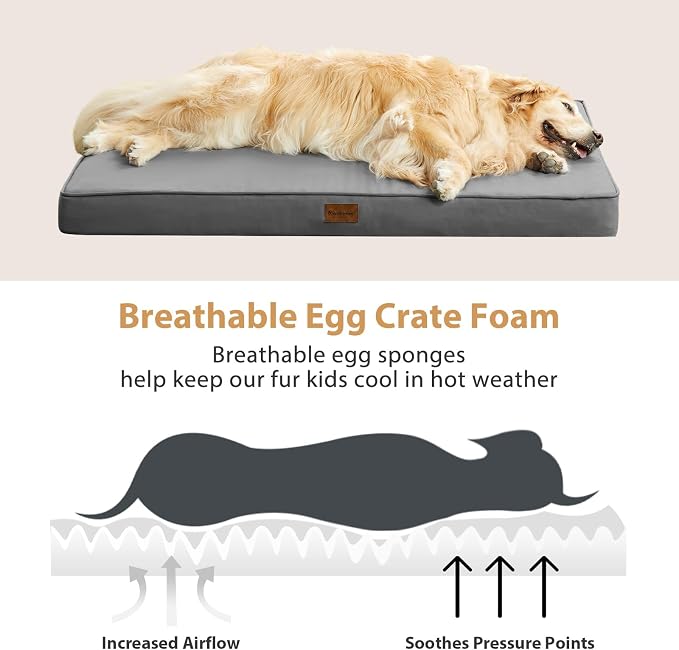 BFPETHOME Outdoor Dog Bed for Large Dogs, Waterproof, Orthopedic - Image 5