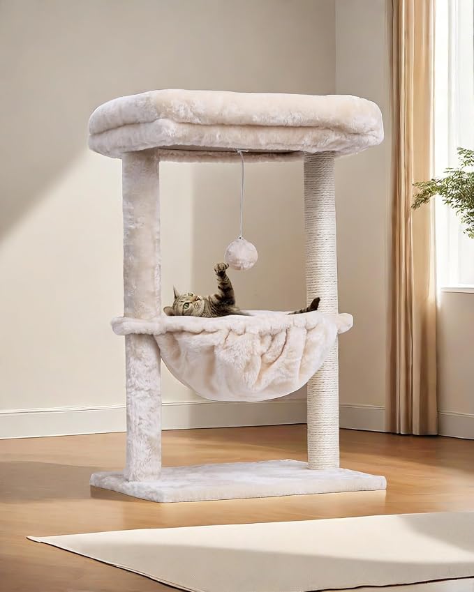 SYANDLVY Small Cat Tree for Indoor Cats, Activity Cat Tower - Image 5