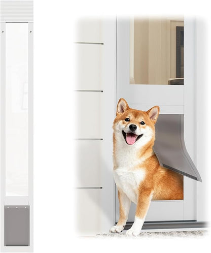 Sliding Glass Pet Door Insert, Easy Install Aluminum Doggy Door by barn