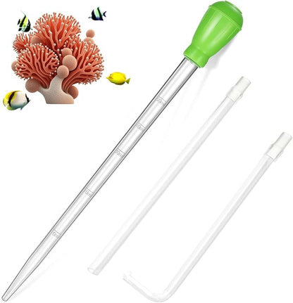 KABASI Waste Clean Tool Coral Fish Feeder, 50ml Manual Acrylic Pipette Suction by KABASI
