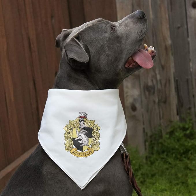 GRAPHICS & MORE Harry Potter Hufflepuff Painted Crest Dog Pet Bandana - Image 3
