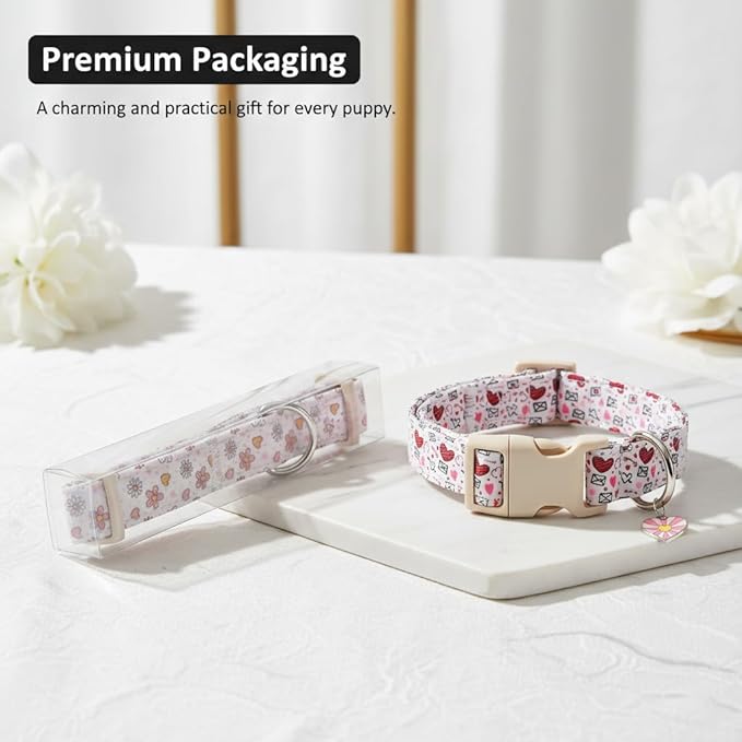 Summer Dog Collar with Tropical Pattern, Cute Dog Collar - Image 6