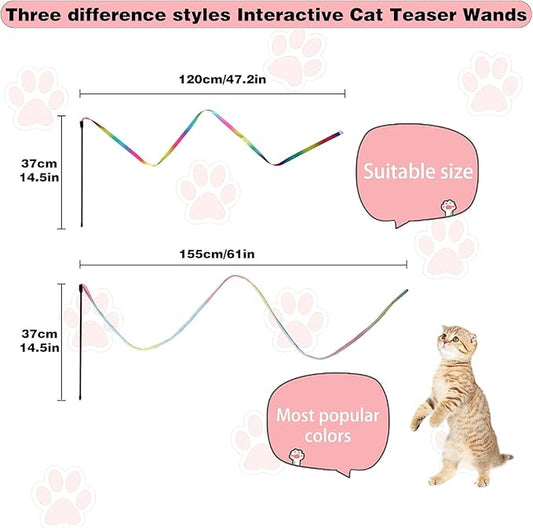 Cat Wand Toys Interactive Kitten Toys - Image 2