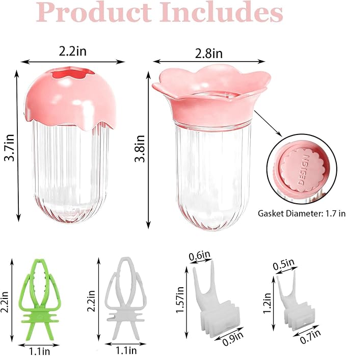 7 PCS Bird Cage Feeder for Vegetable Millet Holder Cage Accessories - Image 2