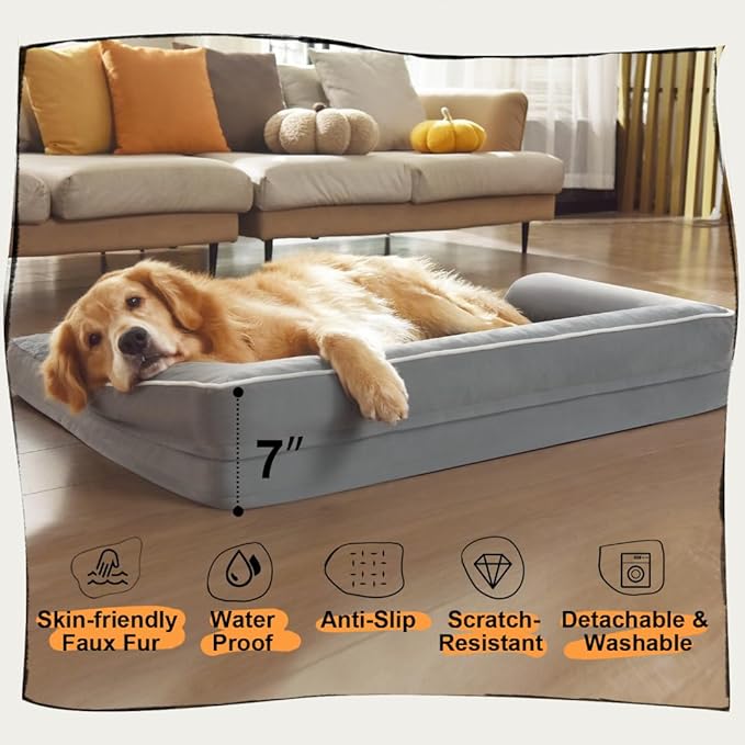 Large Dog Bed Orthopedic Washable - Image 6