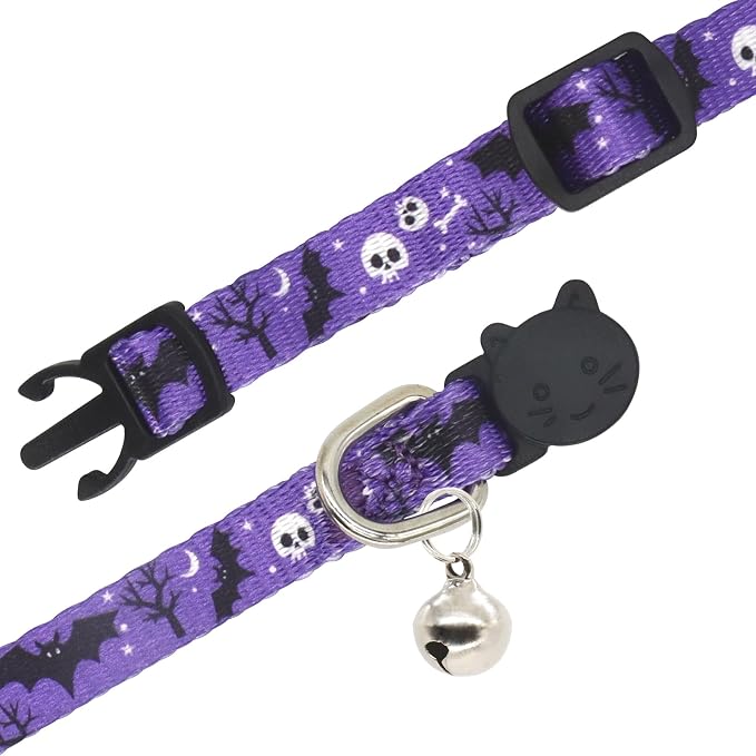 Halloween Cat Collar, 2 Pack, Breakaway Cute Cat Collar - Image 2