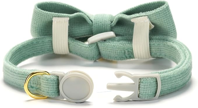 2 Pack Soft Corduroy Cat Collars - Image 8