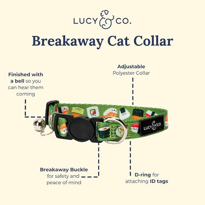 Lucy & Co. How I Roll Breakaway Cat Collar - Image 2